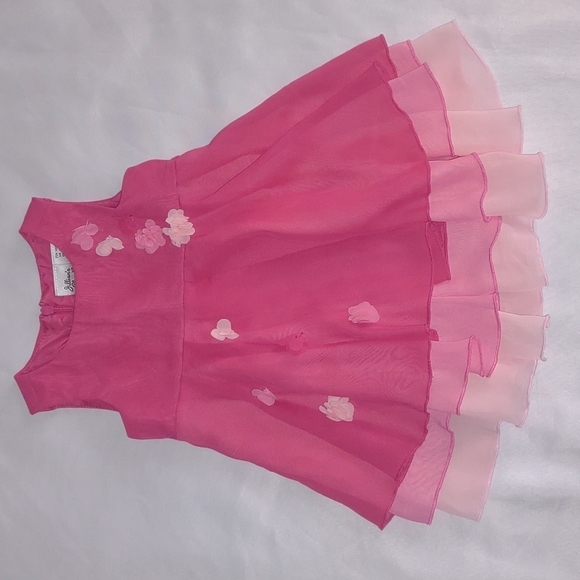 Adorable Shades of Pink Dress with Flowers - Picture 1 of 4